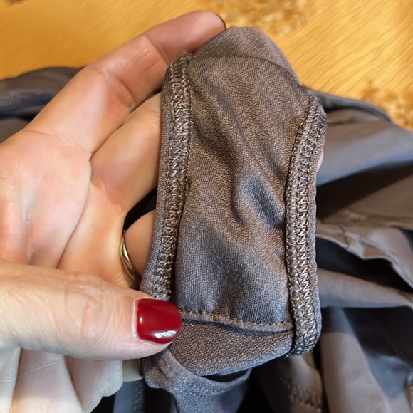 Layer 8 Active Shorts 2 Layers Spandex Plum Gym Workout Fitness Running - Picture 7 of 7